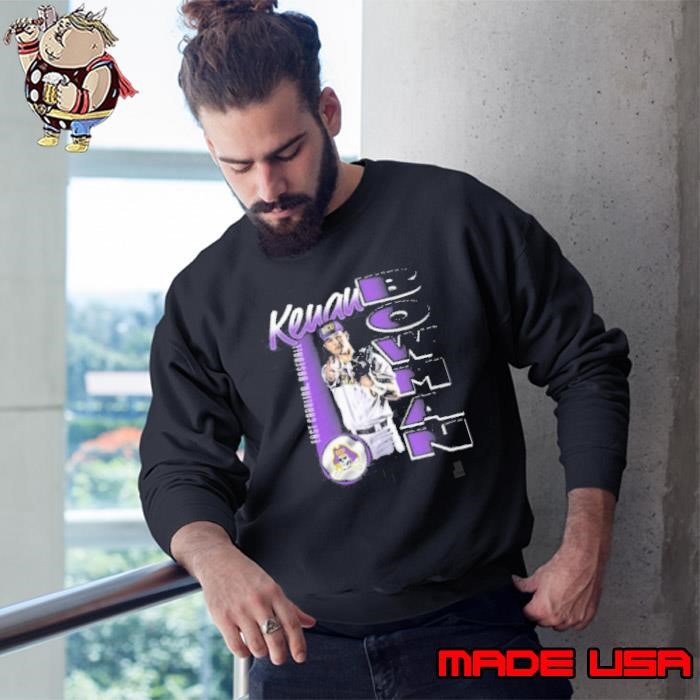 Kenan Bowman East Carolina Pirates baseball NCAA Division I Portrait Sweatshirt