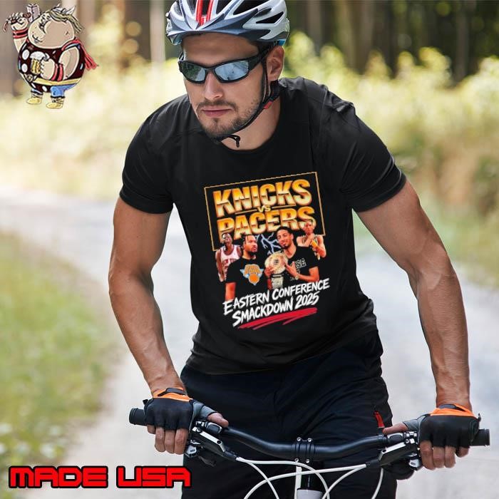 Knicks Vs Pacers Eastern Conference Smackdown 2025 Vintage Bootleg Unisex