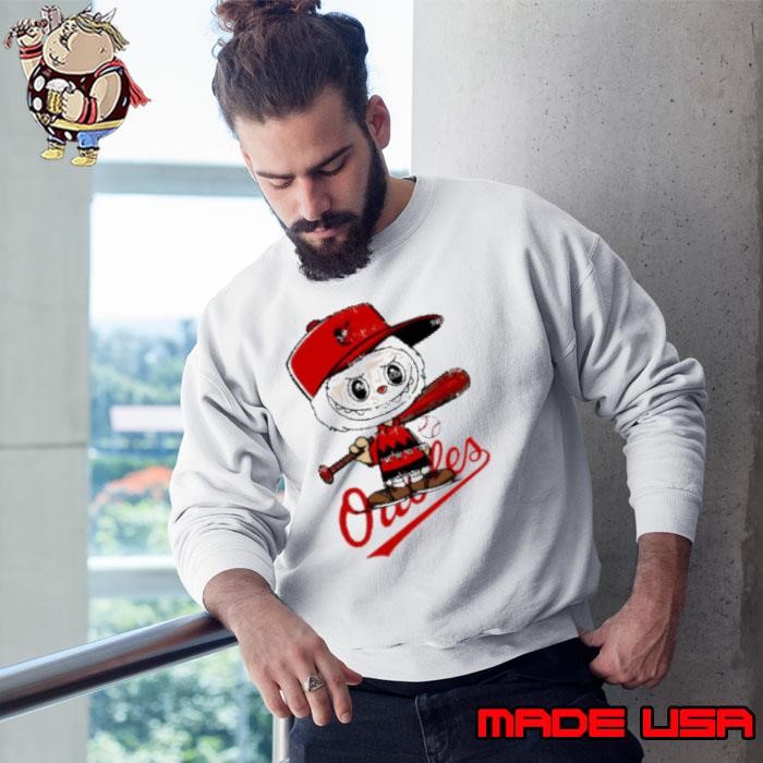 Labubu Charlie Brown Baltimore Orioles Sweatshirt