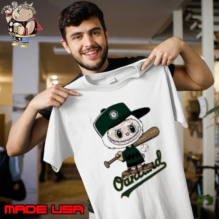 Labubu Charlie Brown Oakland Athletics Unisex