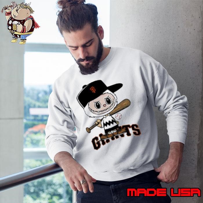 Labubu Charlie Brown San Francisco Giants Sweatshirt