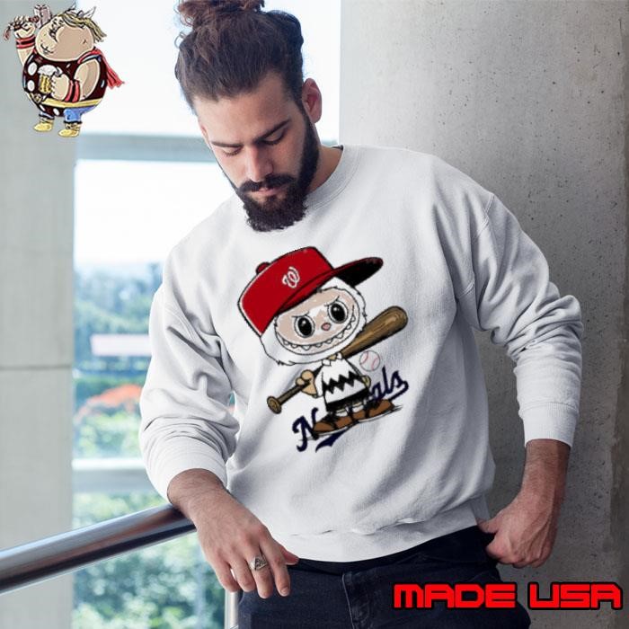 Labubu Charlie Brown Washington Nationals Sweatshirt