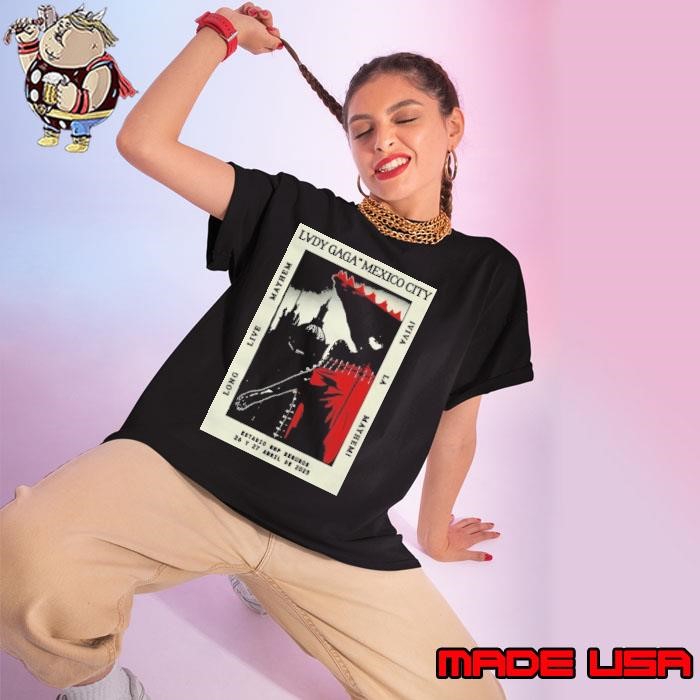 Lady Gaga Mexico Long Live Mayhem 2025 Ladies tee