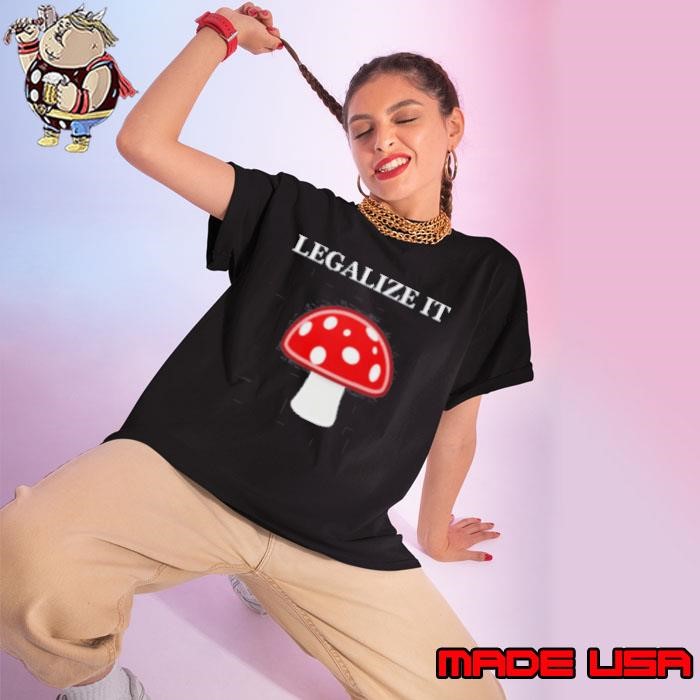 Legalize It Red Mushrooms Ladies tee