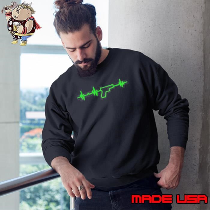 Life Support Gun Heartbeat Sweatshirt