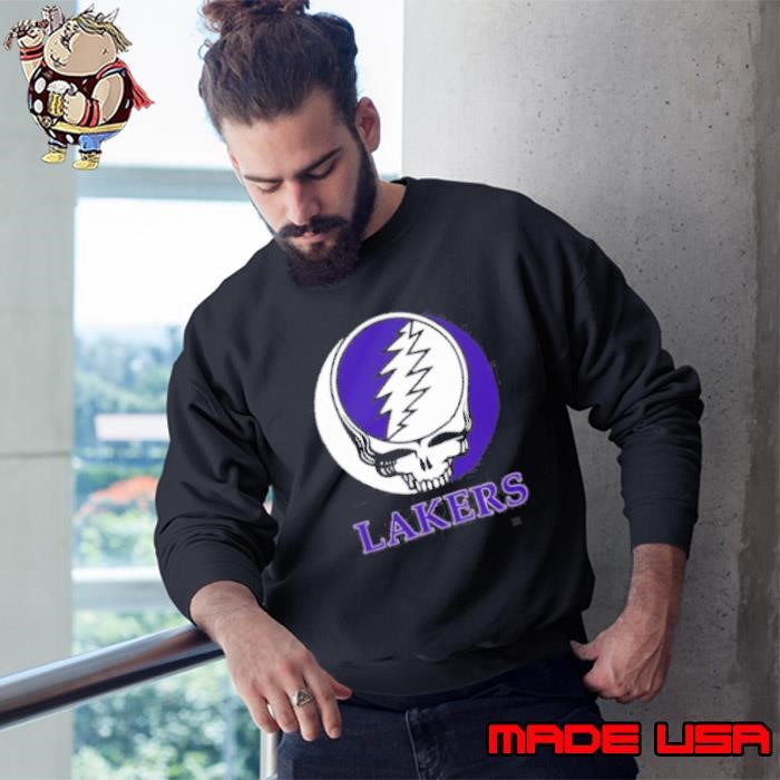 Los Angeles Lakers Grateful Dead logo Sweatshirt