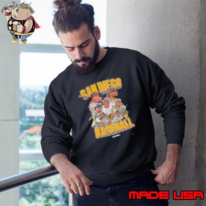 MLB San Diego Padres Baseball Players Signatures Series 2025 Sweatshirt