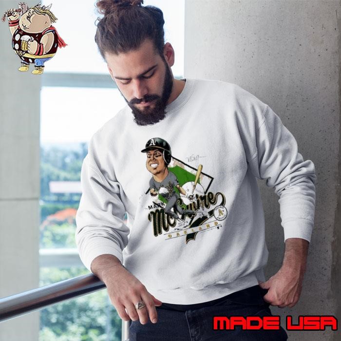 Mark McGwire Oakland Athletics caricature Sweatshirt