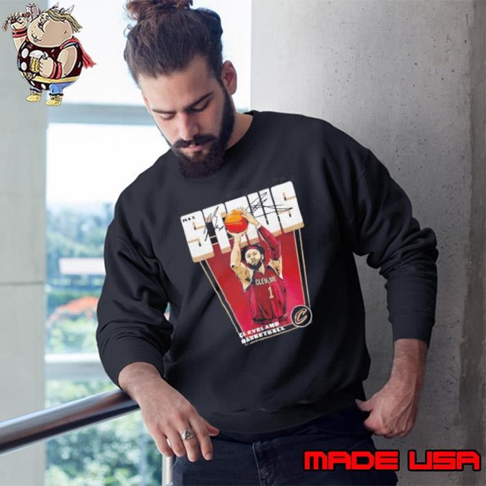 Max Strus Cleveland Cavaliers basketball player premiere signature Sweatshirt
