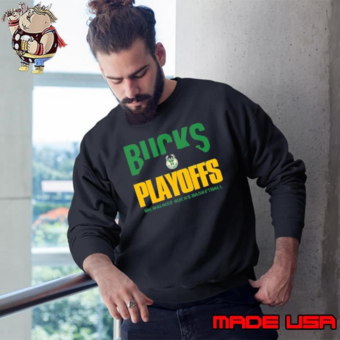 Milwaukee Bucks basketball court NBA playoffs Sweatshirt
