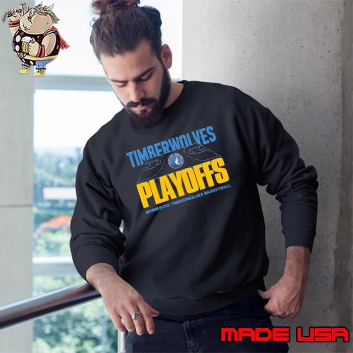 Minnesota Timberwolves basketball court NBA playoffs Sweatshirt