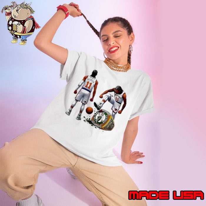 New York Knicks Jalen Brunson trample Boston Celtics NBA playoffs 2025 Ladies tee