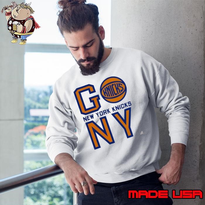 New York Knicks basketball go NY logo Sweatshirt
