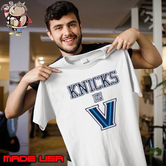 New York Knicks in Villanova Wildcats V logo Unisex