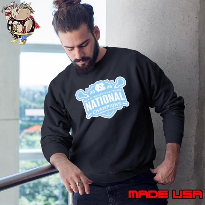 North Carolina Tar Heels 2025 NCAA women’s Lacrosse National Champions logo Sweatshirt