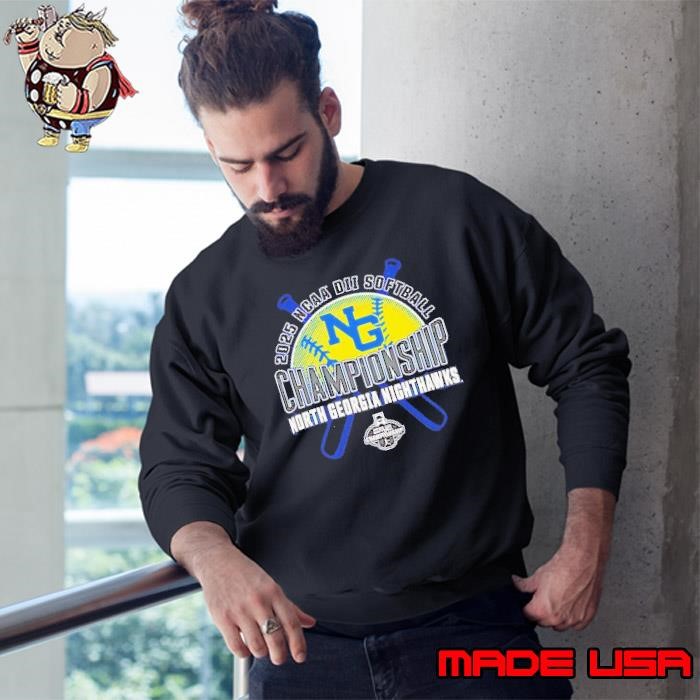 North Georgia Nighthawks NCAA Division II Softball Championship 2025 Sweatshirt