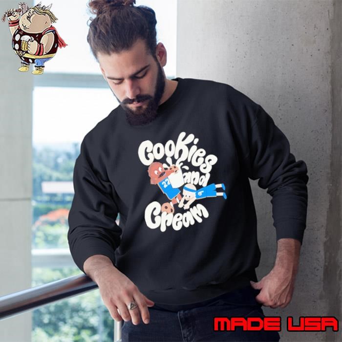 Oklahoma City Thunder Cason Wallace and Alex Caruso cookies and cream cartoon Sweatshirt