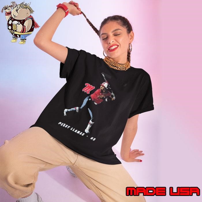 Ole Miss Rebels Persy Llamas #3 Ladies tee