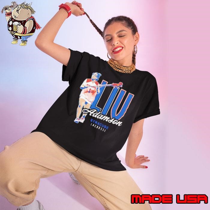 Olivia Adamson Syracuse lacrosse cartoon Ladies tee