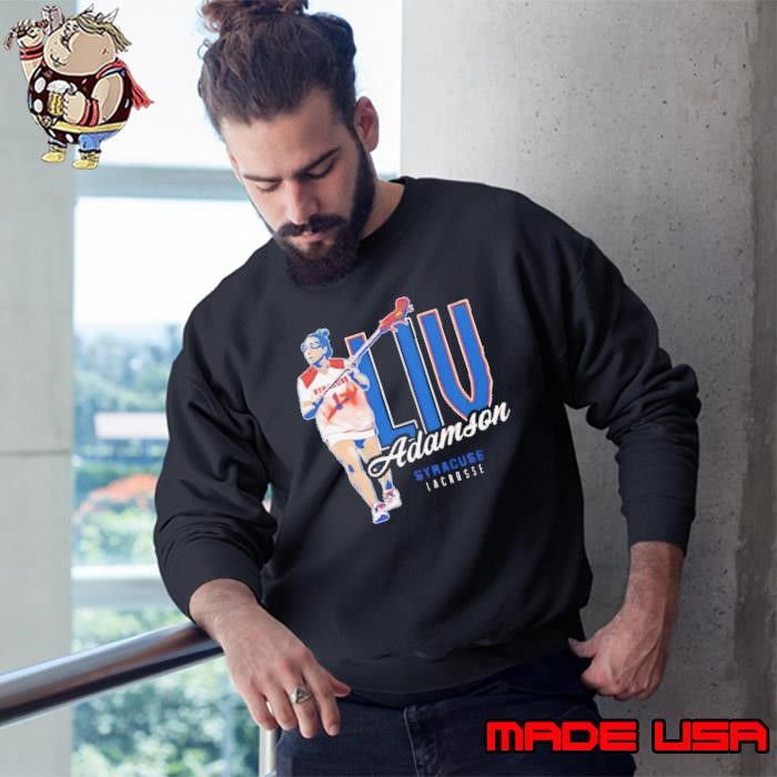 Olivia Adamson Syracuse lacrosse cartoon Sweatshirt