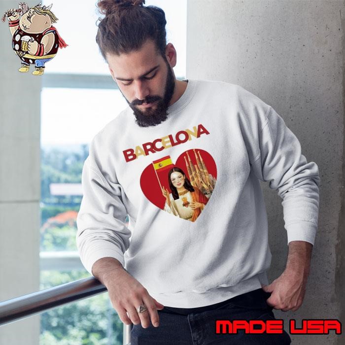 Olivia Rodrigo Barcelona and Heart Sweatshirt