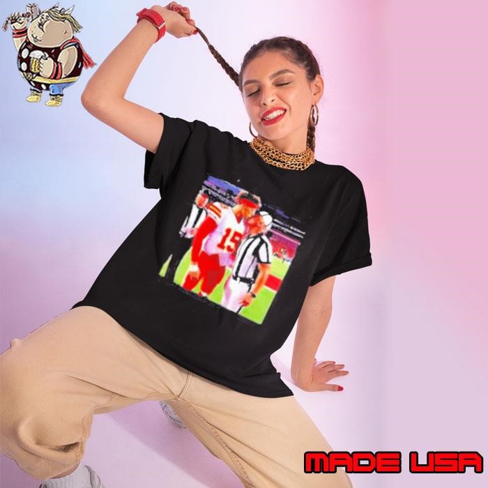 Patrick Mahomes Kissing Nfl Referee Shirt