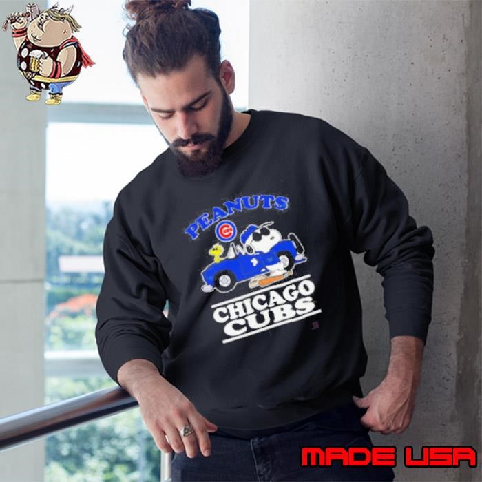 Peanuts Snoopy and Woodstock Chicago Cubs 2025 Sweatshirt