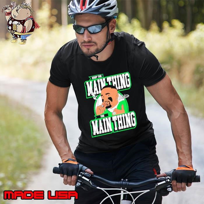 Philadelphia Eagles keep the main thing the main thing Jalen Hurts smoking signature Unisex