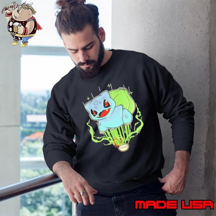 Pokémon Bulbasaur summoning grass toad cute Sweatshirt
