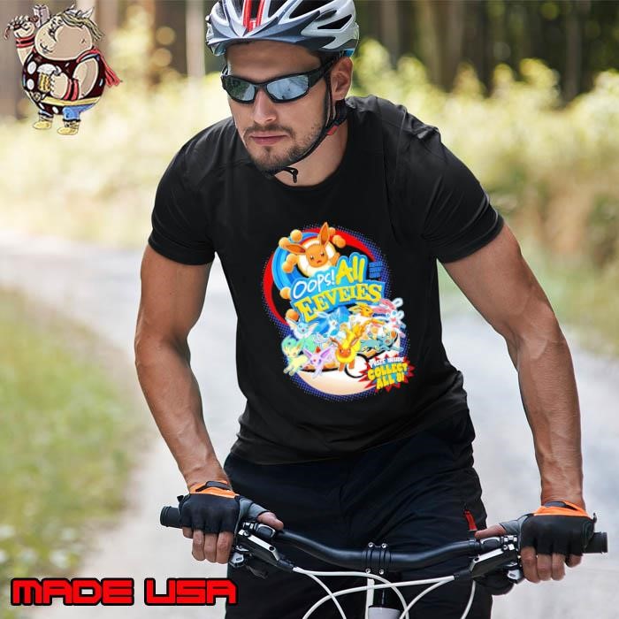 Pokémon Eevee evolution Oops all Eeveies prize inside collect all 8 Unisex