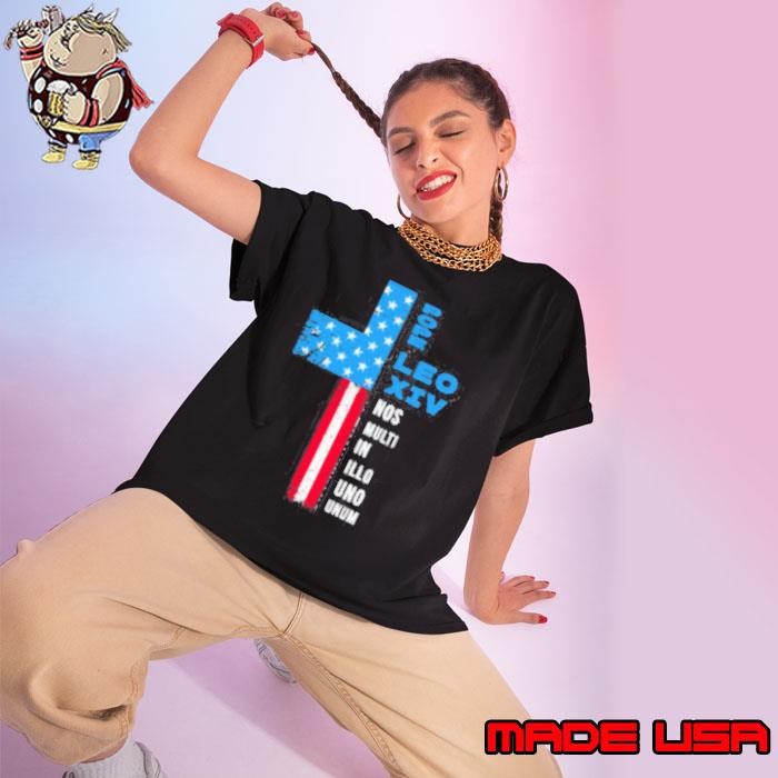Pope Leo XIV American Flag Election Pontifex Pope Leo XIV Ladies tee