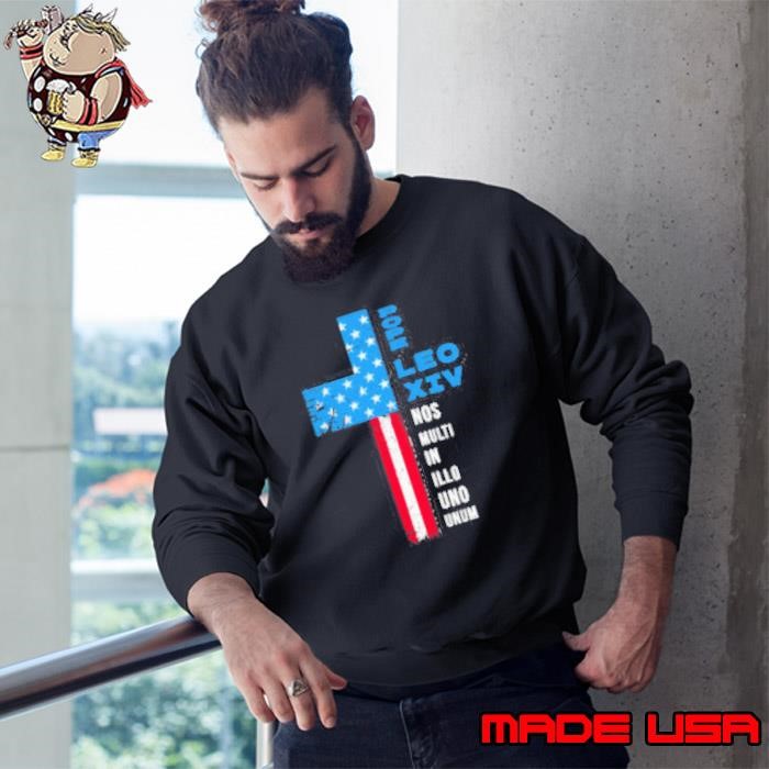 Pope Leo XIV American Flag Election Pontifex Pope Leo XIV Sweatshirt