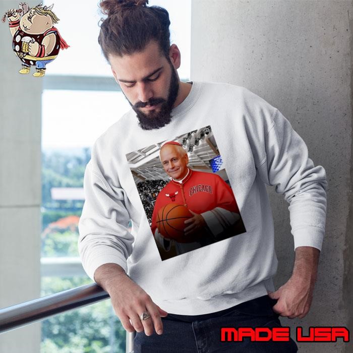 Pope Robert prevost from Chicago basketball Sweatshirt