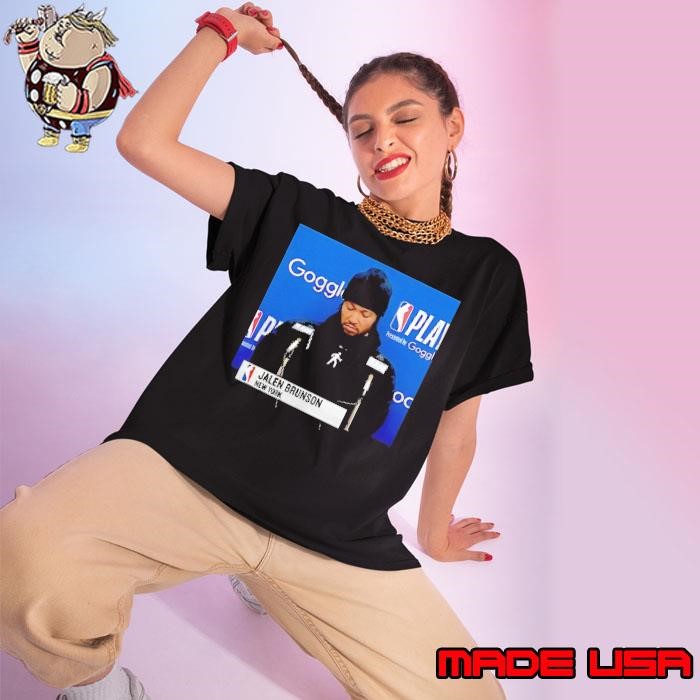 Press Conference Jalen Brunson New York Ladies tee