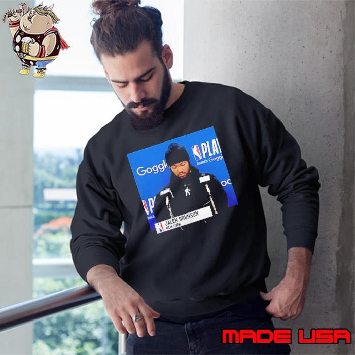 Press Conference Jalen Brunson New York Sweatshirt