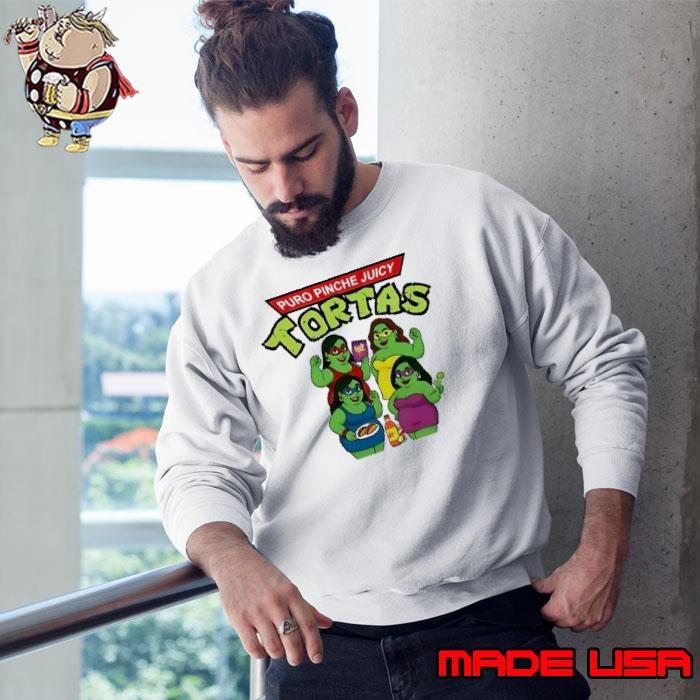 Puro Pinche Juicy Tortas Mask Sweatshirt