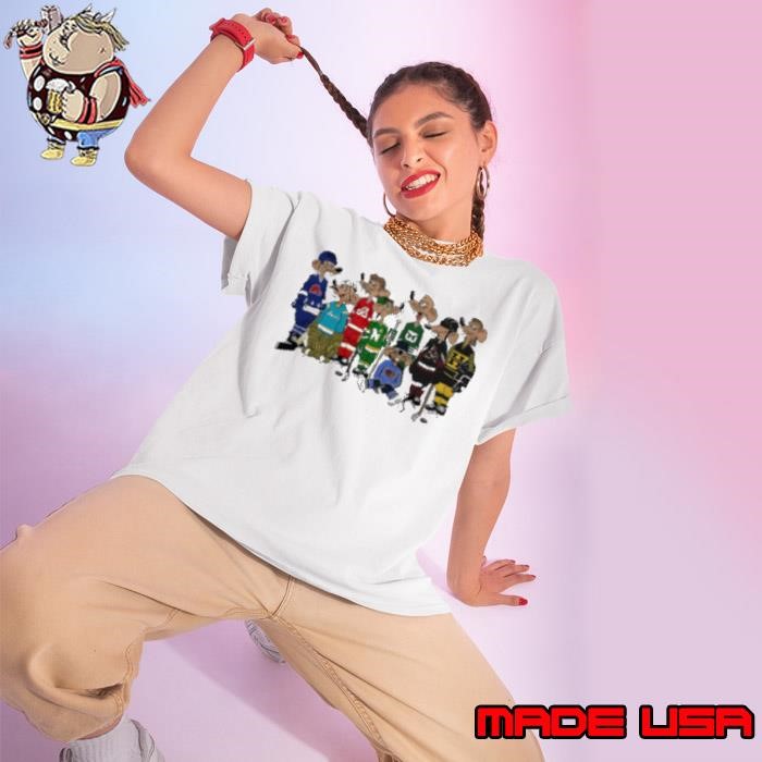 Rink rats retro hockey Ladies tee
