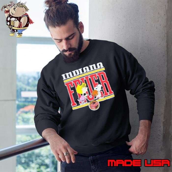 Sally Brown and Snoopy Indiana Fever basketball 2025 Sweatshirt