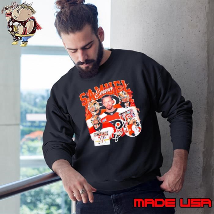 Samuel Ersson Philadelphia Flyers ice hockey American professional hockey Championship signature Sweatshirt
