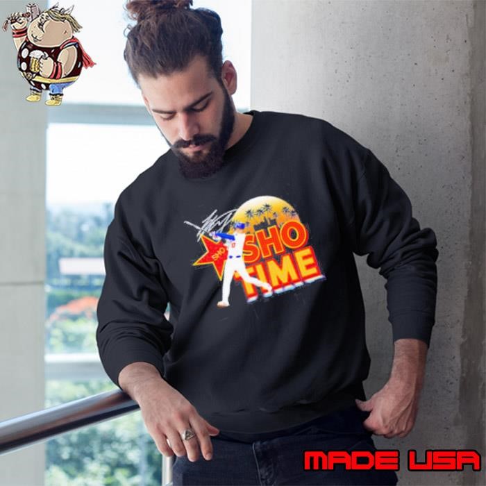 Shohei Ohtani Sho-time signature sunset Sweatshirt
