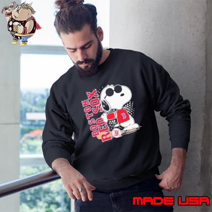 Snoopy Fan Boston Red Sox X The Peanuts Sweatshirt