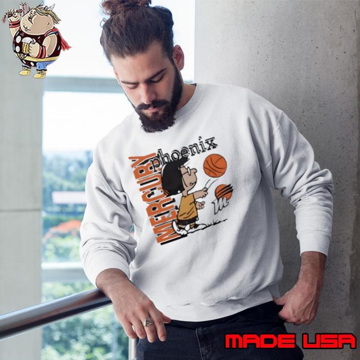 Snoopy Peanuts Marcie x Phoenix Mercury basketball Sweatshirt