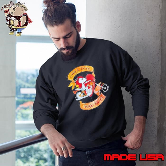 Snoopy girls love bad boys Sweatshirt