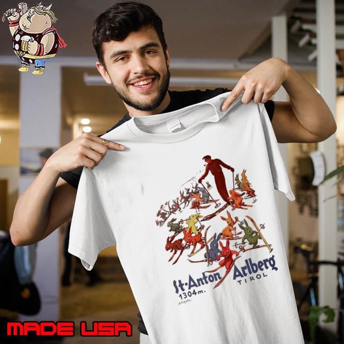 Snow Bunnies St Anton 1304m Arlberg Tirol cartoon Unisex