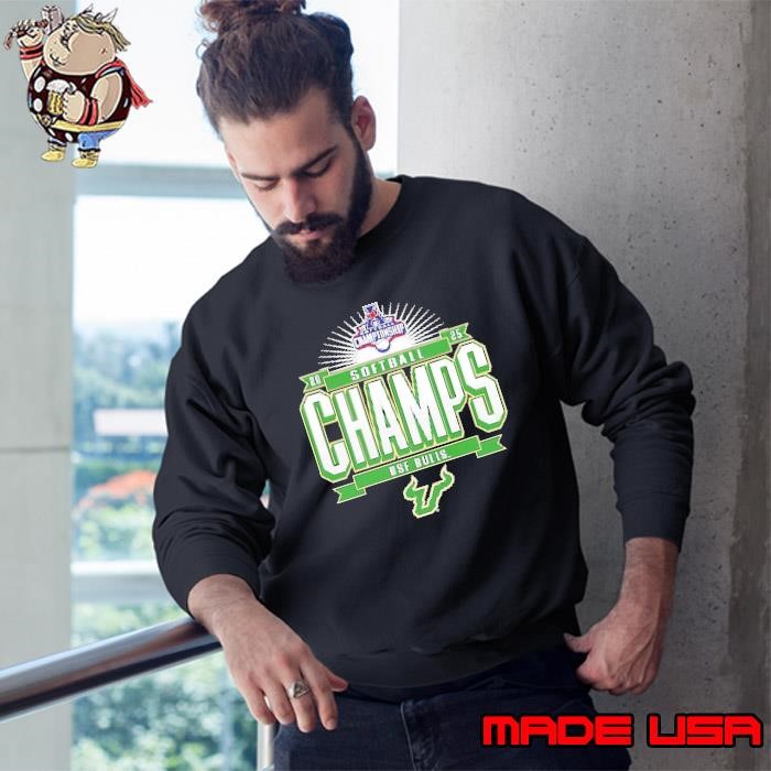 South Florida Bulls 2025 AAC Softball Conference Tournament Champions Sweatshirt