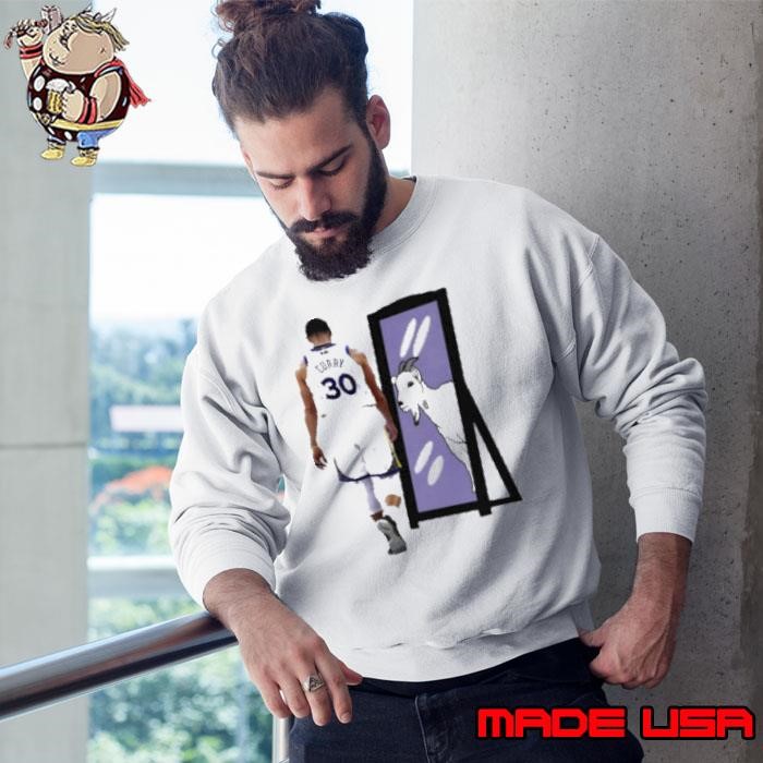 Stephen Curry Goat mirror Sweatshirt