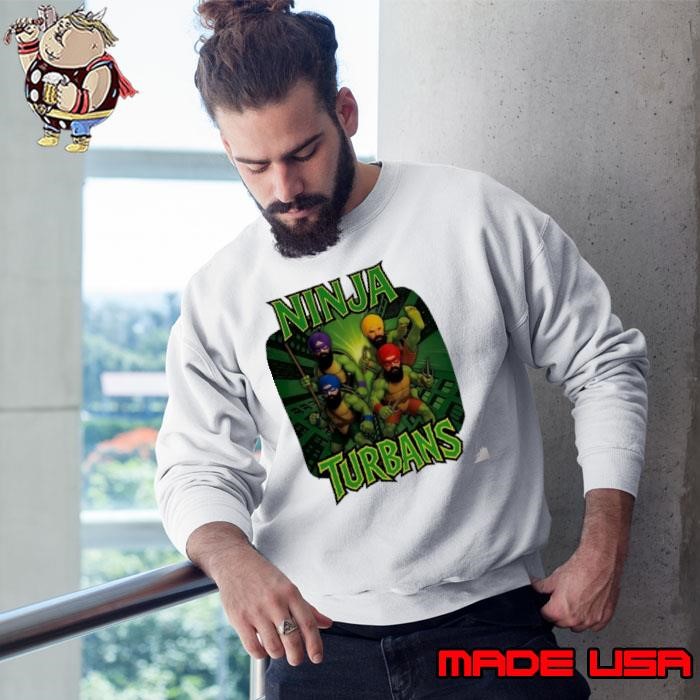 TMNT Ninja Turbans parody Sweatshirt