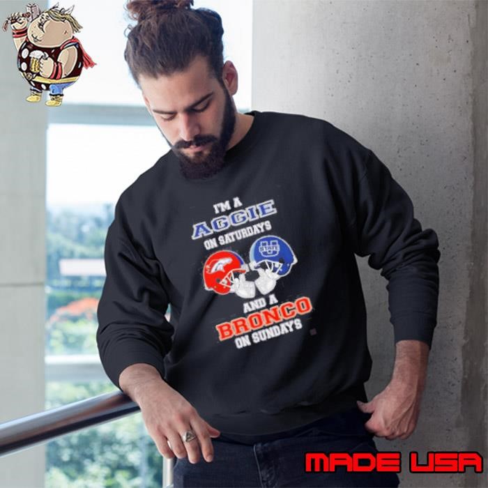 Top I’m A Uggie On Saturdays And A Bronco On Sundays Sweatshirt