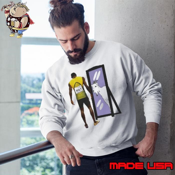 Usain Bolt Goat mirror Sweatshirt
