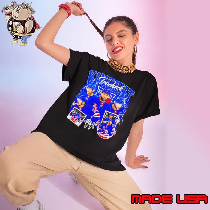 Vincent Trocheck New York Rangers ice hockey American professional hockey Championship signature Ladies tee